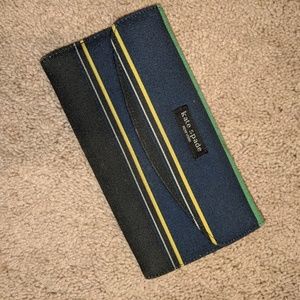 Canvas wallet with matching checkbook cover